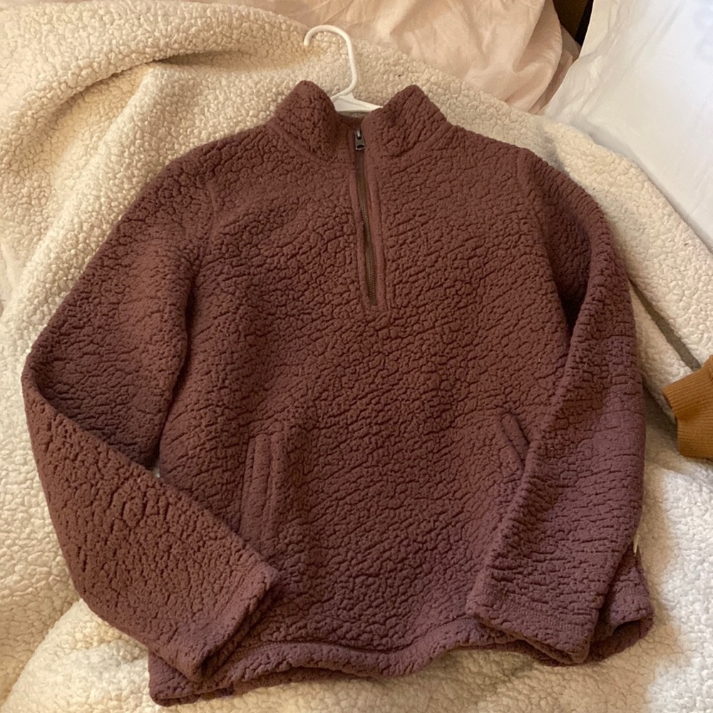 abercrombie sherpa pullover